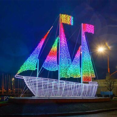 Dun Laoghaire Harbour Ship